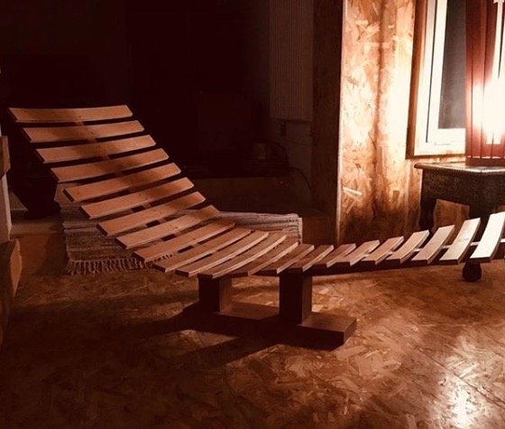 J.F. Tensa - creation fauteuil bois
