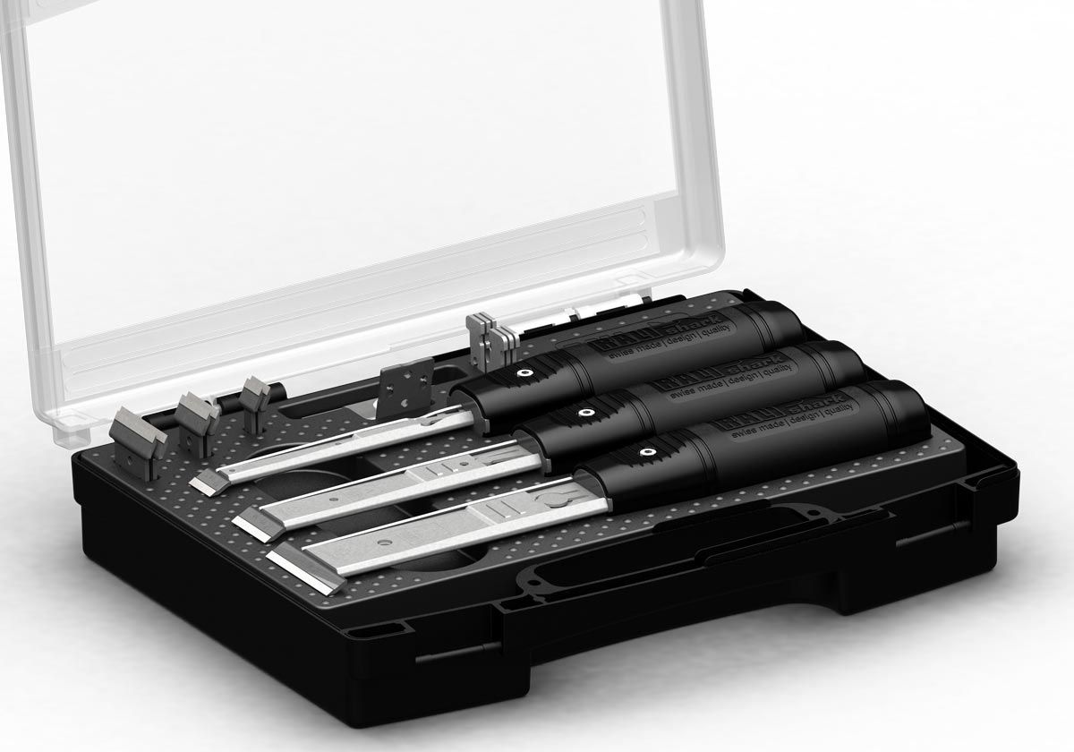 Shark Case Exclusive with 9 chisels