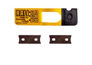 2x tungsten carbide blade 30mm wide