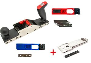 Pack plane 260 EVO N + carbide blade + scraper