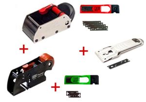 Pack plane 105 EVO N +pocket +2 chrome blades +scraper