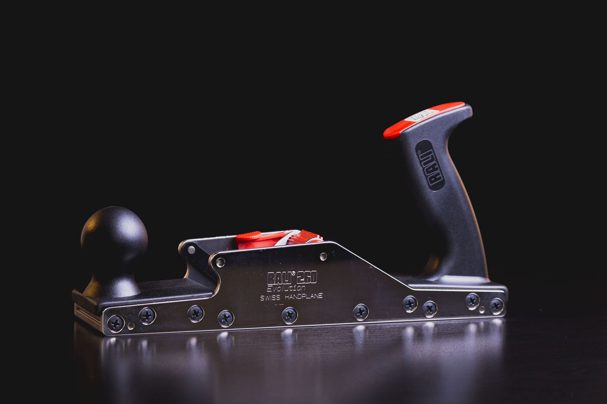 RALI 260 Evolution N Hand Plane – Adjustable Depth, Nickel Finish, Includes 4 Chrome Steel Blades